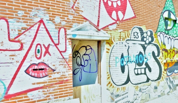 Antwerp Doel Graffiti