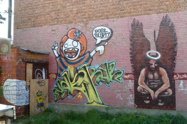 Antwerp Doel Graffiti