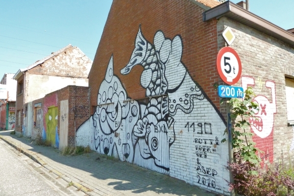 Antwerp Doel Graffiti