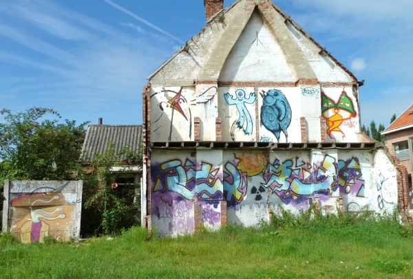 Antwerp Doel Graffiti