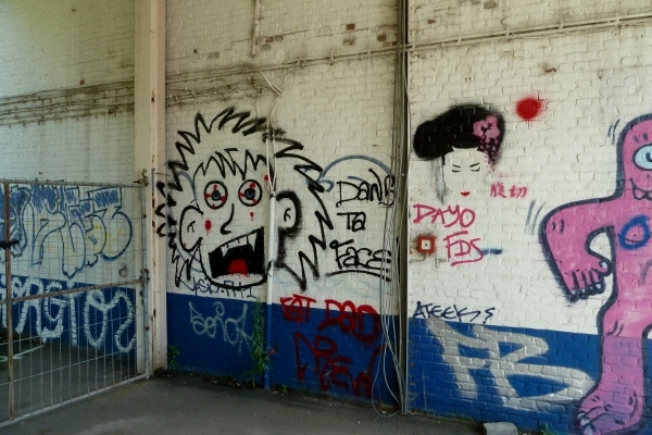 Antwerp Doel Graffiti