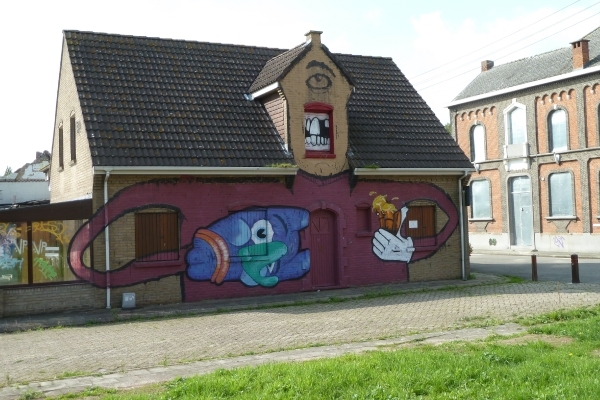 Antwerp Doel Graffiti