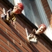 Handpuppets aan muur