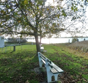 Zonweerkaatsing op Schelde