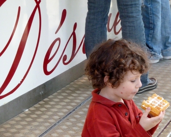 Brusselse wafel in Antwerpen