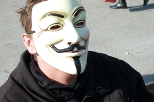 Guy Fawkes V masker