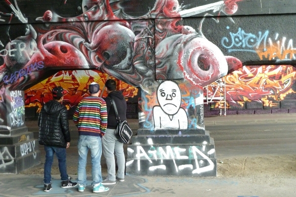 Graffiti bewonderaars