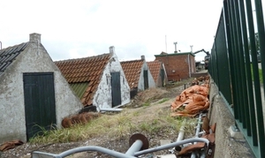 Oude bewaaarplaats achterzijde oesterputten