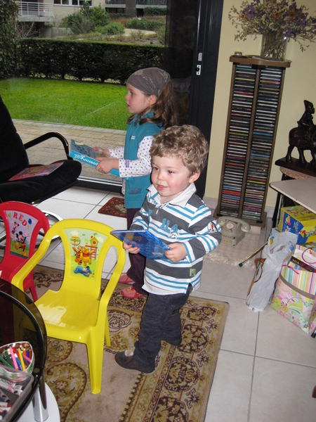 17) Jana & Ruben met hun boekjes