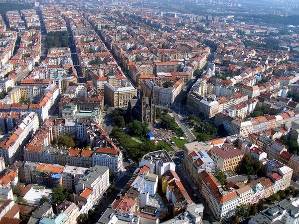 Luchttfoto  Praag 08