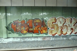 Graffiti metro Groenplaats