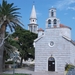Montenegro, Budva, Orthodoxe kerk (1804) op voorgrond