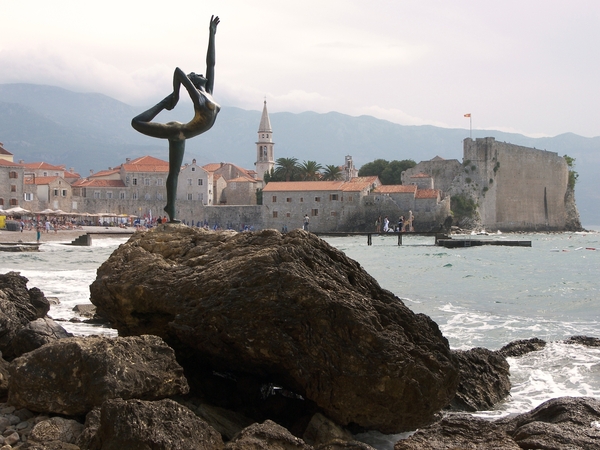 Montenegro, Zicht op Budva