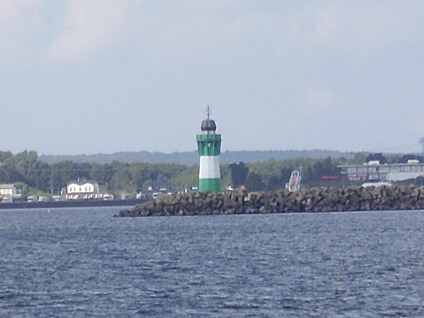 de vuurtoren bij Stassnitz