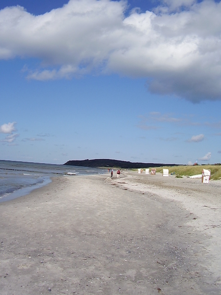 het strand van Vitte