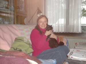 Ethel met Gaspard 20 december 2009