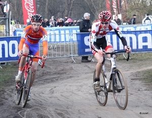 WK cyclocross Koksijde juniors en beloften  28-1-2012 057