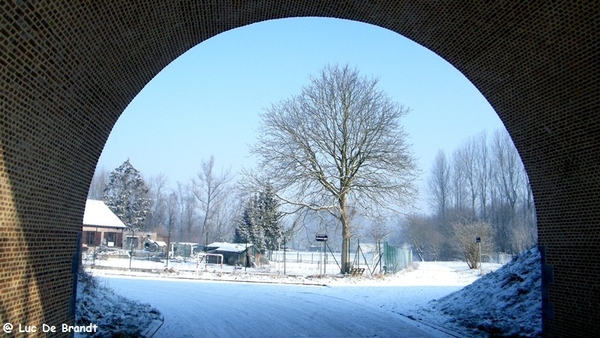 Wellemeersen Denderleeuw wandeling sneeuw