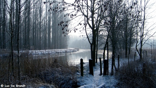 Wellemeersen Denderleeuw wandeling sneeuw