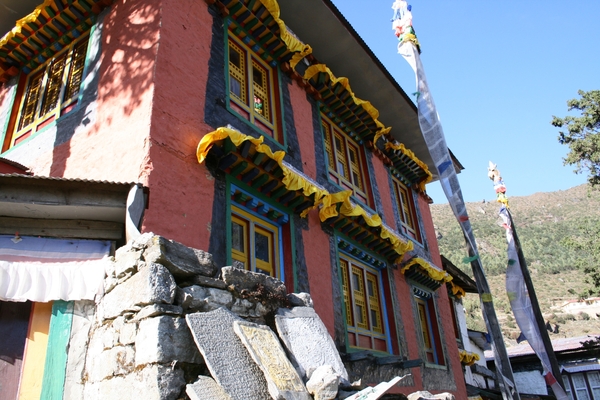 Namche : de mooie Gompa
