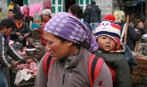 Lukla : markt