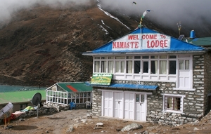 Gokyo : onze lodge