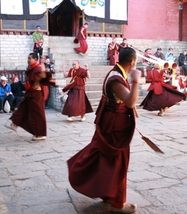 Tengboche : dansers