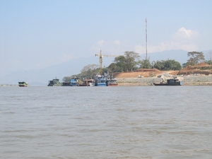De dagdagelijkse gebeurtenissen op de Mekong