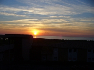 de zon komt op boven St Pierre