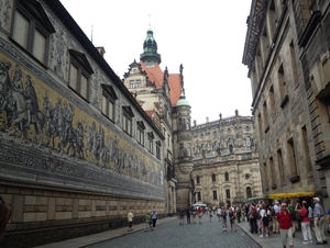 1A Dresden, De Fürstenzug of de optocht der Saksische vorsten, g