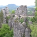 1B Sachsische Schweiz, Bastei, Die Basteibrücke  vom Ferdinandst