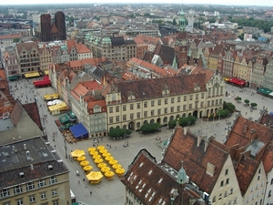 2A Wroclaw, Centrum met zicht op de Magdalenakerk