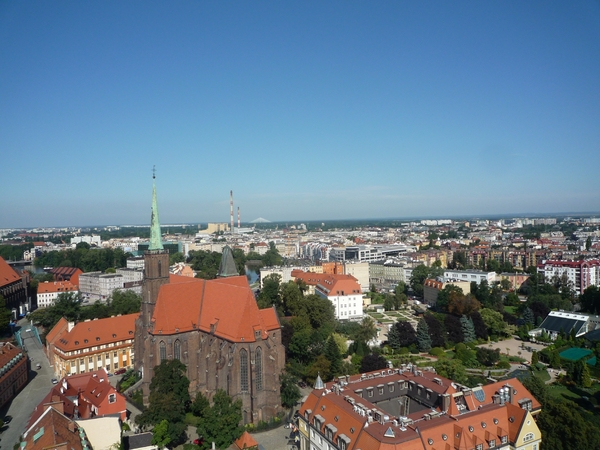 2A Wroclaw, Kathedraal, bovenzicht, _P1120686