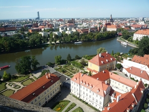 2A Wroclaw, Kathedraal, bovenzicht, _P1120689