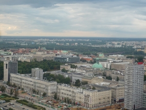 4 Warschau, Cultuurpaleis, zicht vanaf 30e verdieping, _P1130261