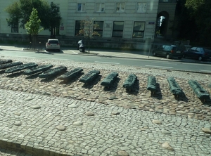 4 Warschau, monument gevallenen in Oosten, in vorm treinwagon _P1