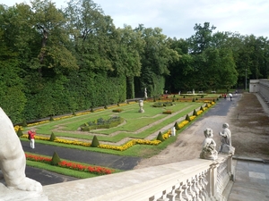 4 Warschau, Wilanów paleis, koninklijke zomerresidentie, tuinen 