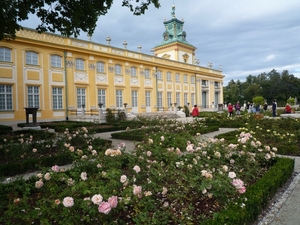 4 Warschau, Wilanów paleis, koninklijke zomerresidentie, tuinen 