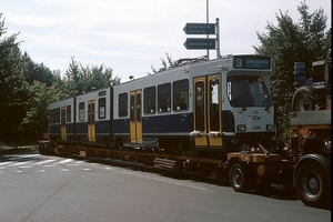er op De Werf achter remise Zichtenburg de nieuwe GTL 3139 arrive