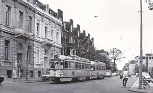 De laatste dagen van tramlijn 7 1966 op de Bezuidenhoutseweg