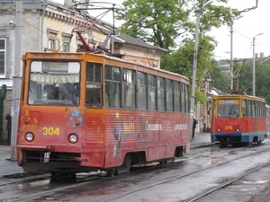 304+279 Centrum van Taganrog Lijn 5+3