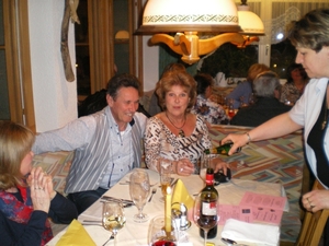 Een glaasje champagne voor Ingrid