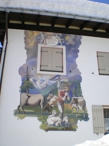 Mooie muurschildering