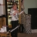 Hannelore feliciteert de jarigen