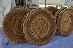 typische broodjes in Uzbekistan