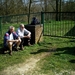 ff rusten (let op lege glazen )