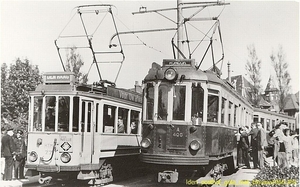 Leiden Posthof Gele met de Blauwe 1960
