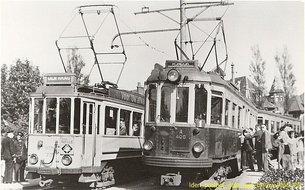 Leiden Posthof Gele met de Blauwe 1960