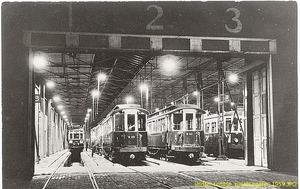 Leidse remise Rijnsburgerweg 1959