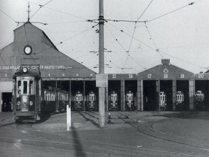 Spoor 6 tm 21 Leidsevaart Haarlem 21-04-1957 L.J.P. Albers